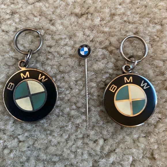 BMW Other - Vintage BMW keychains and tie/hat stick pin. Salesman items.